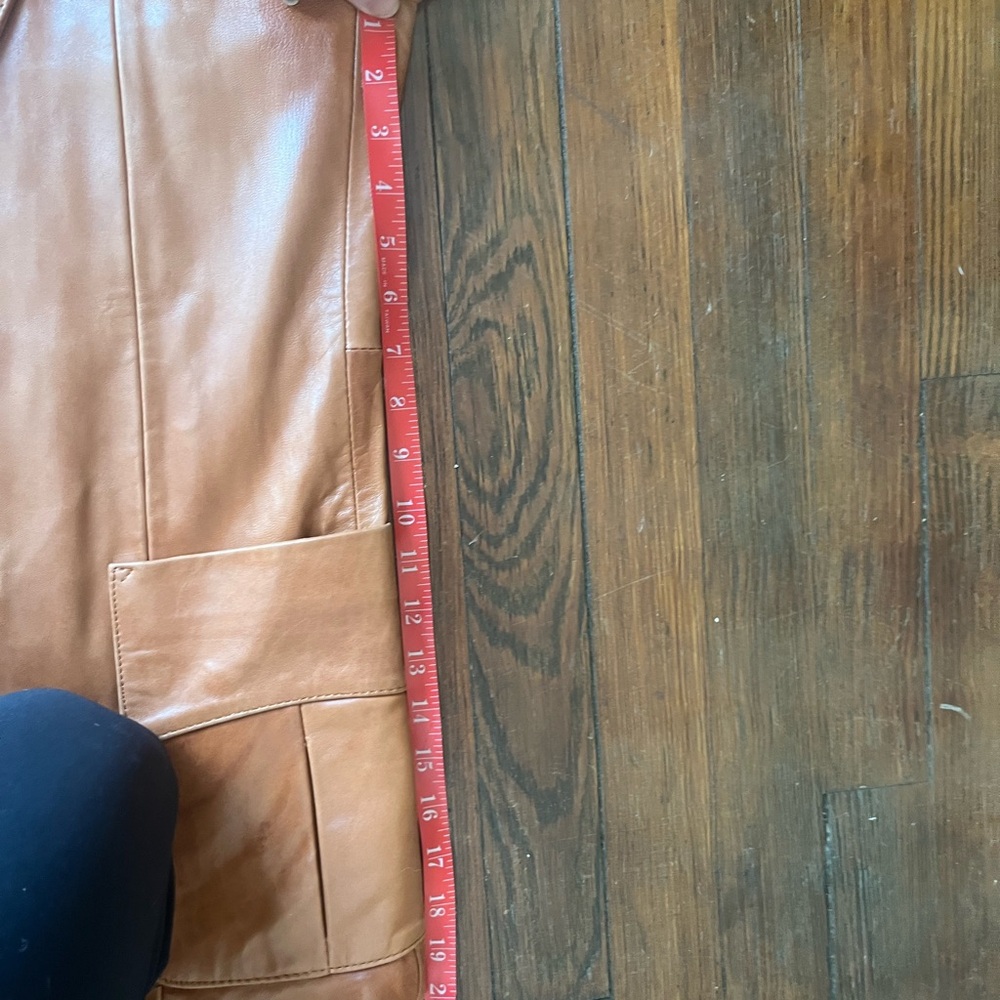 Wilsons Leather Vintage Tan Blazer - Picture 7 of 15
